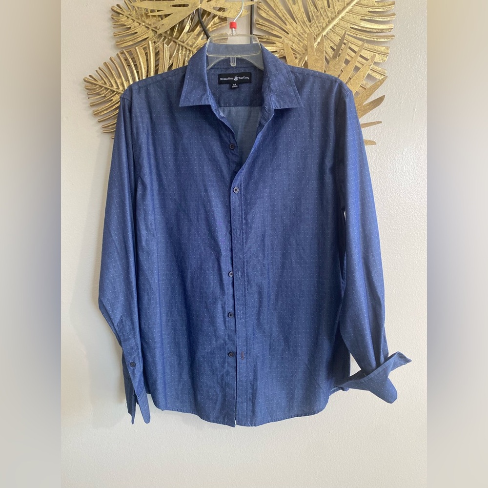Beverly Hills Polo Club Navy Casual Shirt